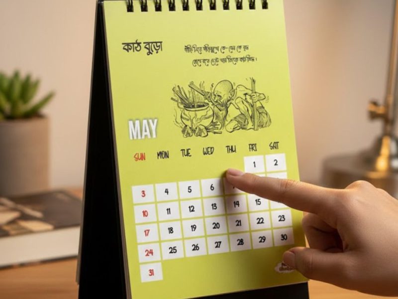 abol tabol desk calendar