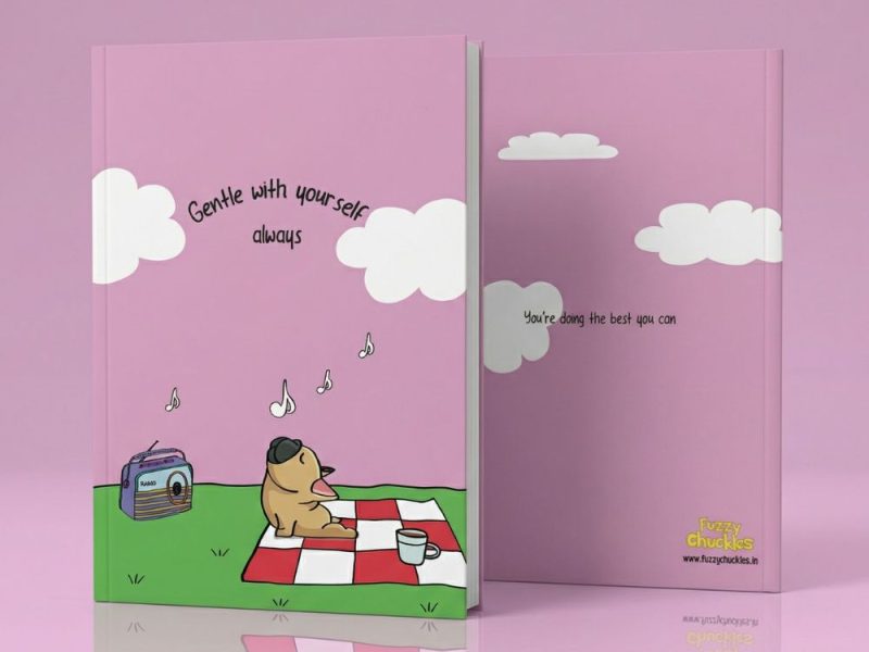 Gentle With Yourself – A5 Softcover Notebook