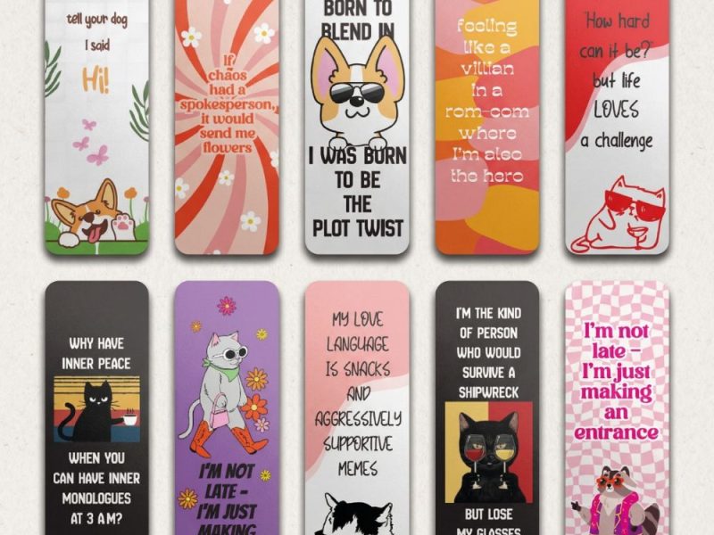 Sarcastic Doodles Bookmark Set